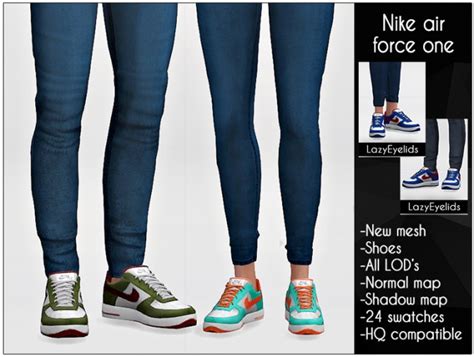 Air Force 1 Sneakers At Lazyeyelids Sims 4 Updates