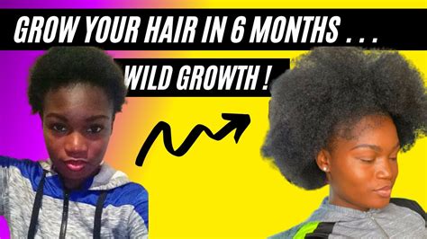 Experiencing hair loss or just want faster hair growth? Wild Growth hair oil before and after /6 months after big ...