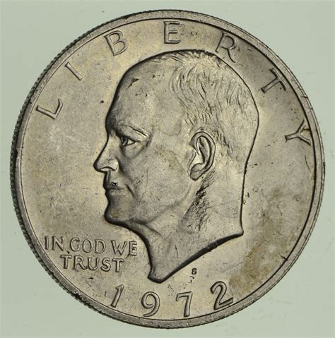 Silver - SPECIALLY MINTED - S Mint Mark - 1972-S - 40% Eisenhower