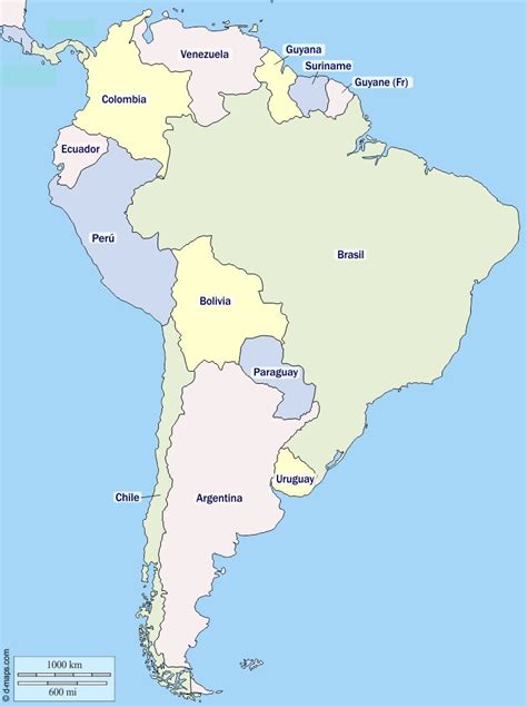Countries In South America List And Map Learner Trip