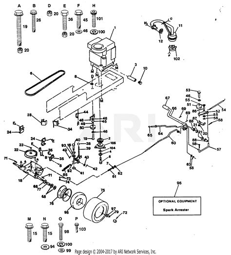 Poulan Pro Pp175g42 Parts Diagram