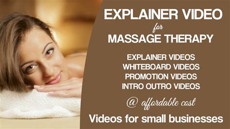 Animated Explainer Videos Explainer Video For Massage Therapy YouTube