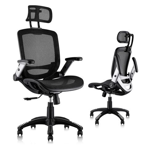 Mua GABRYLLY Ergonomic Mesh Office Chair High Back Desk Chair Adjustable Headrest With Flip