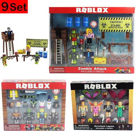 Buy 9 Sets Of Roblox Characters Figure 7 9cm Pvc Game