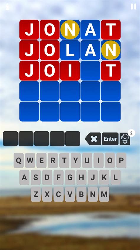 Word Game Guess The 5 Letter Word