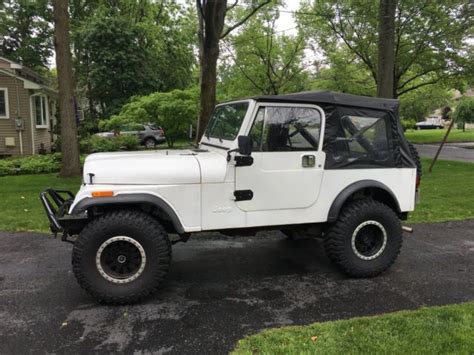 1985 Jeep Cj7 4x4 W Hardtop And Soft Top For Sale Photos Technical