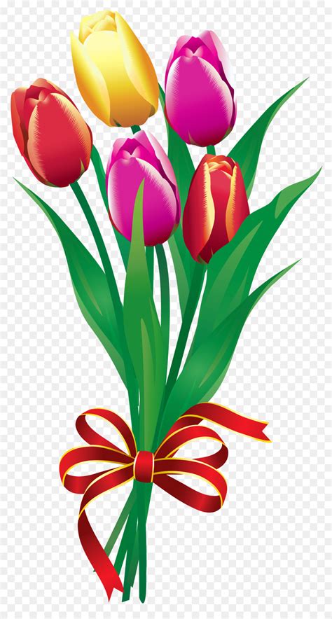 Download in under 30 seconds. Flower bouquet Tulip Clip art - Tulips Clipart png ...
