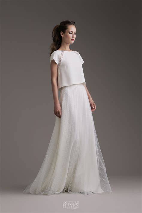 Pubblicare i tuo abito sul nostro portale ti consente di accellerare i tempi di vendita e guadagnare la cifra giusta. Abito da Sposa Due Pezzi sartoriale - Couture Hayez Milano ...