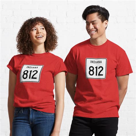 Indiana State Route 812 Area Code 812 T Shirt By Srnac Redbubble