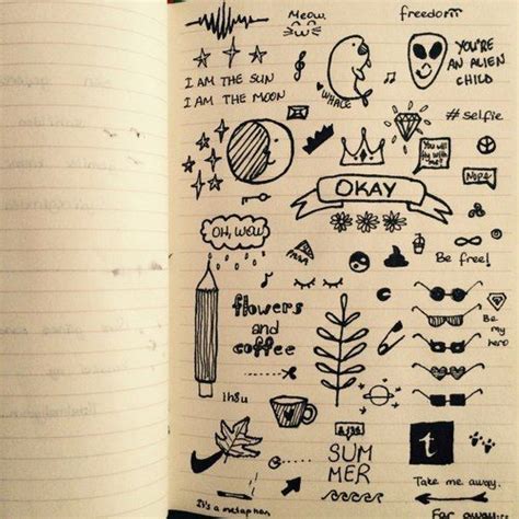 Notebook Doodles Notebook Drawing Doodle Drawings