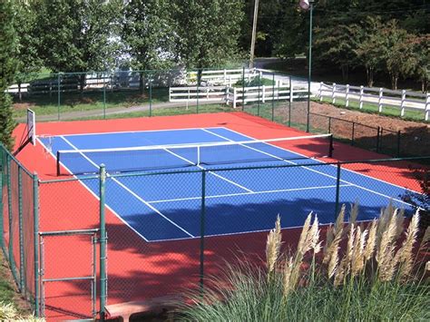 Find and book tennis courts in london with playfinder. Beautiful tennis court resurfaced with custom colors at a ...