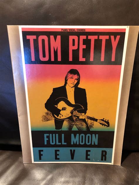 Tom Petty Full Moon Fever Songbook Collectible 1989 Free Etsy