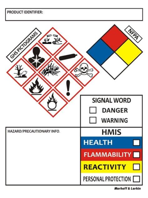 Sds Osha Labels Ghs Chemical Safety Data X Inches Roll Of