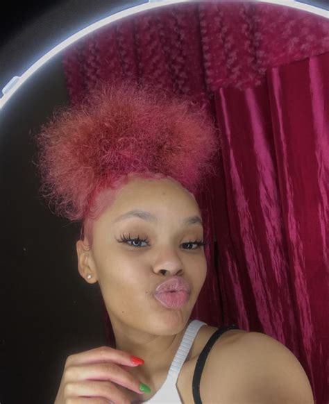 Follow Heyitstati01 For More🧸💚 Dyed Natural Hair Natural Hair Styles Easy Natural Hair Color