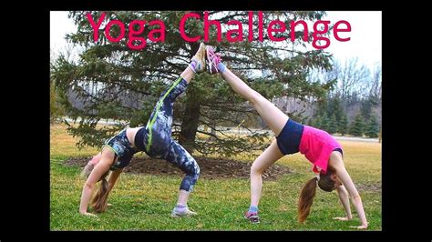 We try different partner yoga poses and try to recreate them. Trying Two Person Yoga Poses! - YouTube