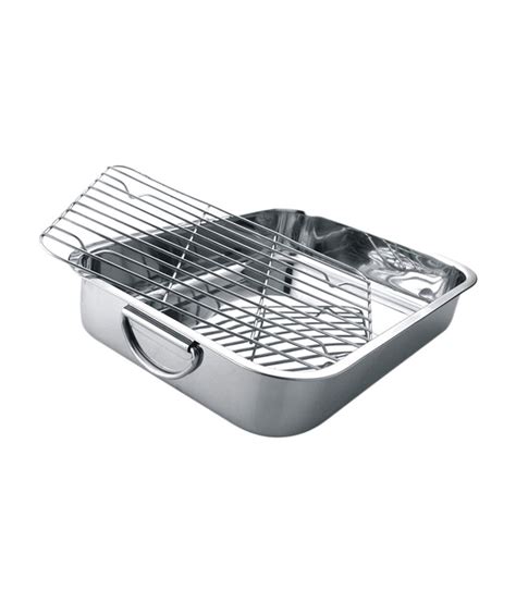 Maybe you would like to learn more about one of these? Stainless Steel Deep Roasting Pan | Baking Tray With Grill ...