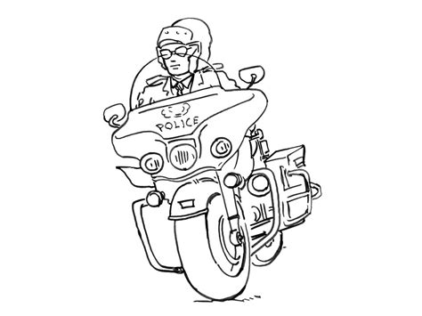 Sélection de dessins de coloriage police à imprimer sur LaGuerche.com