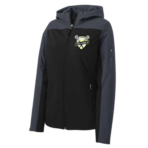 Isd Girls Lacrosse Hooded Softshell Jacket Winners Sportswear