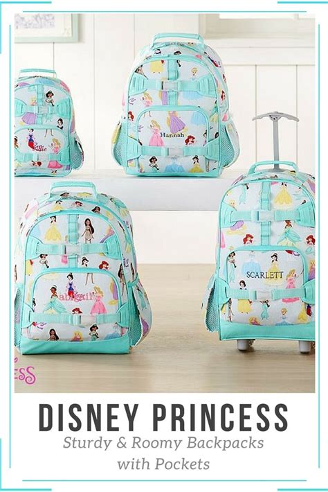 Mackenzie Aqua Disney Princess Backpack Durable Functional And Oh So
