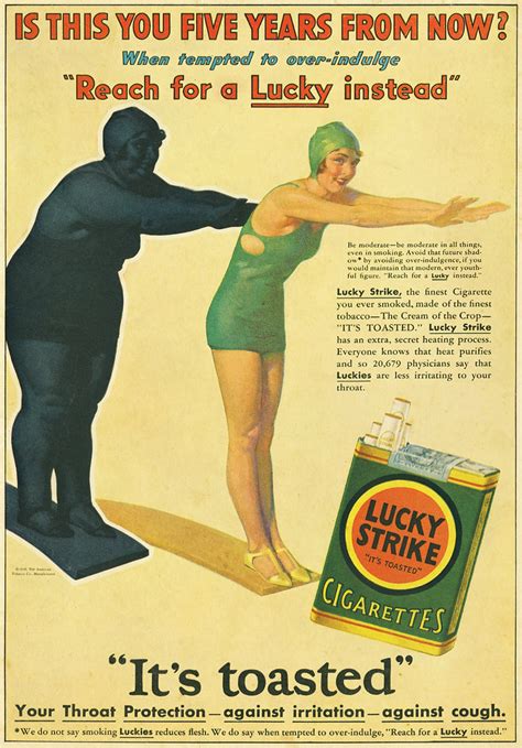 A Series of American Tobacco Company’s Bizarre Ads Promoting Lucky