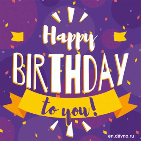This work will tell them you don't forget their special day, you just cannot celebrate with them. Happy Birthday To You Greeting GIF - HappyBirthdayToYou ...