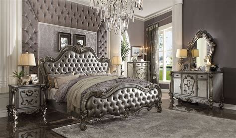 Maybe you would like to learn more about one of these? 26840 Acme Versailles Ii Bedroom Set Collection. Silver Pu ...