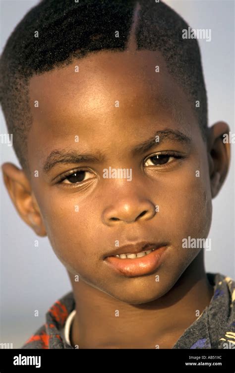 Portrait Of A 7 Year Old Black African American Boy Stock Photo Alamy