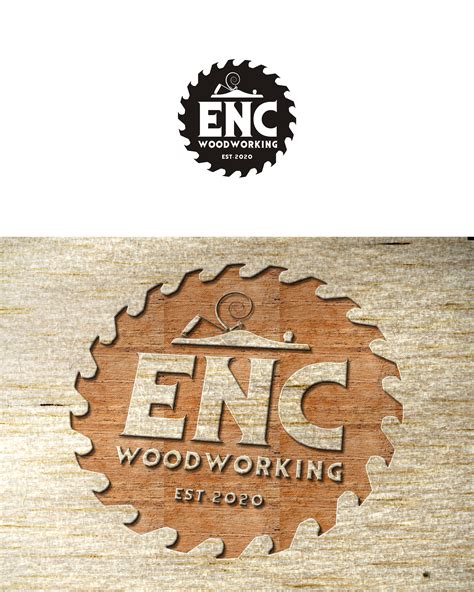 Bold Masculine Woodworking Logo Design For Enc Woodworking By Z D