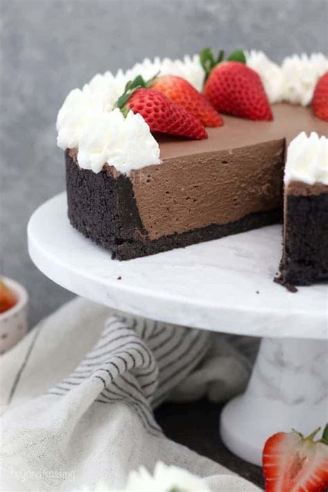 Easy No Bake Chocolate Cheesecake Beyond Frosting