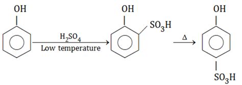 Phenol On Reaction With H2so4 At High Temperature Gives Mainly