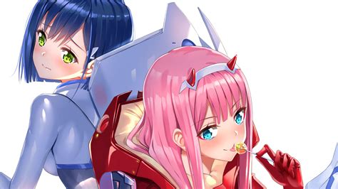 I love darling in the franxx. Zero Two and Ichigo Darling in the FranXX 4K #8693