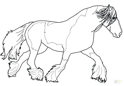 Mustang Horse Coloring Pages At Free Printable