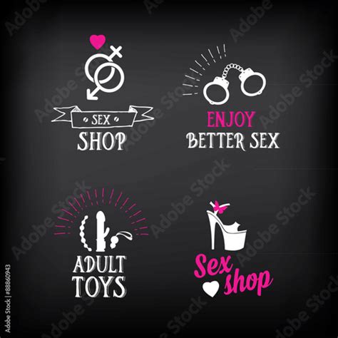 Sex Shop Logo And Badge Design Buy This Stock Vector And Explore Similar Vectors At Adobe