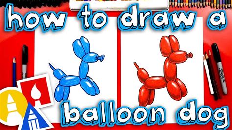 Form the basic letters by sketching a letter in pencil and drawing an outline around it. How To Draw A Dog Balloon Animal | Art for kids hub, Dog ...