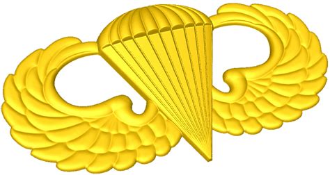 Airborne Wings Style A Cnc Military Emblems