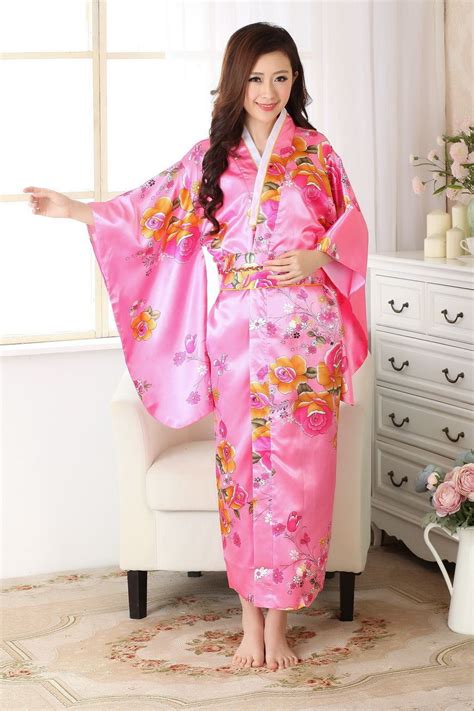 Online Cheap Shanghai Story Vintage Dress Japanese Women S Faux Silk Satin Kimono Yukata Evening