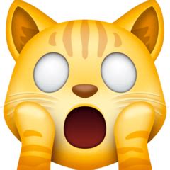 The meaning of emoji symbol 😼 is cat with wry smile, it is related to cat, face, ironic, smile, wry, it can be found in emoji category: Weary Cat Face 1f640 Emoji Meaning, Images and Uses