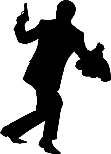 Silhouette Theft Criminal Free Vector Graphic On Pixabay