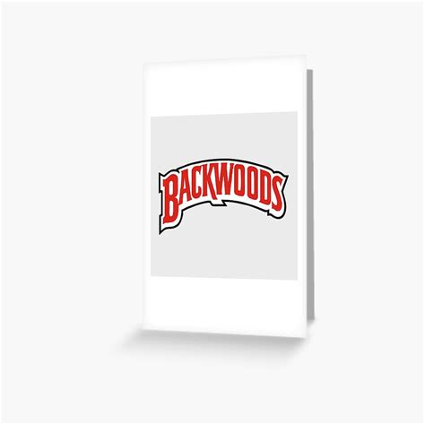 Backwoods Logo Greeting Card By Dirrey Redbubble