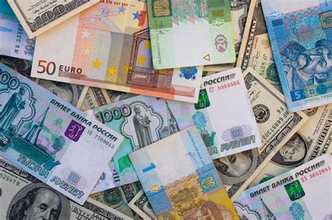 Premium Photo Money From Different Countries Dollars Euros Hryvnia