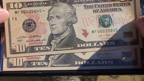 Valuable Star Note 10 Bill Found Extremely Rare Youtube
