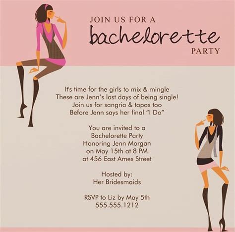 Bachelorette Party Invitation Blush Printables Flickr