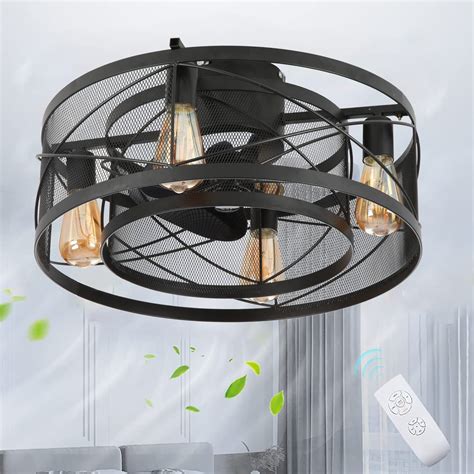 Buy Caged Ceiling Fan With Lights Ceiling Fan With Lights And