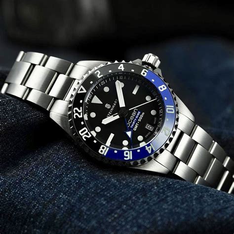 Time zone converter (time difference calculator). STEINHART Ocean Titanium 500 GMT Premium | Diver watch 50 ATM