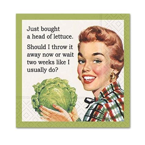 Just Bought Lettuce Funny Cocktail Napkins Funny Cocktails Funny