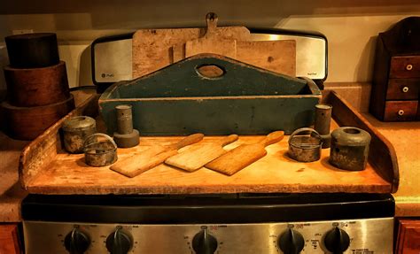 Early Stove Board 💙 Stove Board Primitive Kitchen Noodle Board