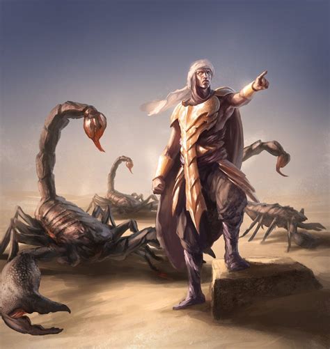 Scorpion Charmer By Sirend On Deviantart Personagens Dungeons And