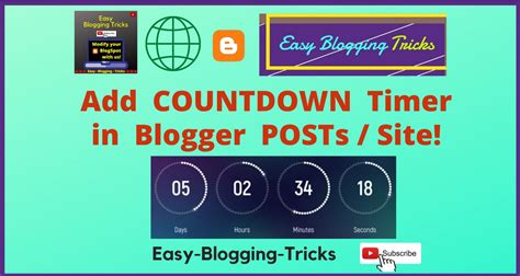 How To Create Countdown Timer For Blogger Which Can Be Used In Blog