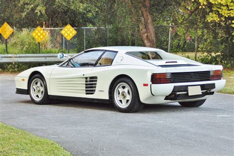 The cars in miami vice mainly involve the ferrari daytona spyder and the ferrari testarossa, but also include other automobiles driven by the characters on the show. The Miami Vice Ferrari Testarossa