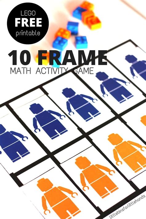 Lego Math Ten Frame Grid Activity For Numeracy Skills